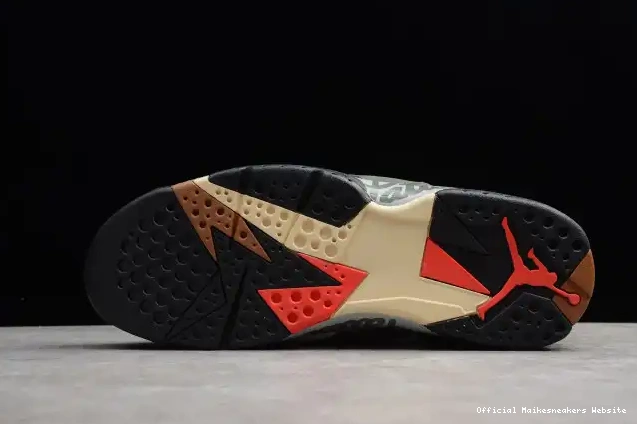 Official Maikesneakers x Air Patta Jordan 7 AT3375-100 Icicle 0503